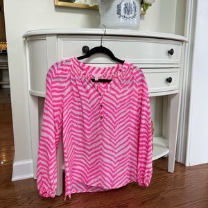 Lilly Pulitzer Elsa Silk Top XS
